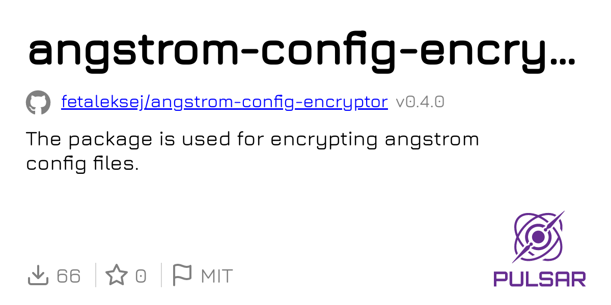 angstrom-config-encryptor