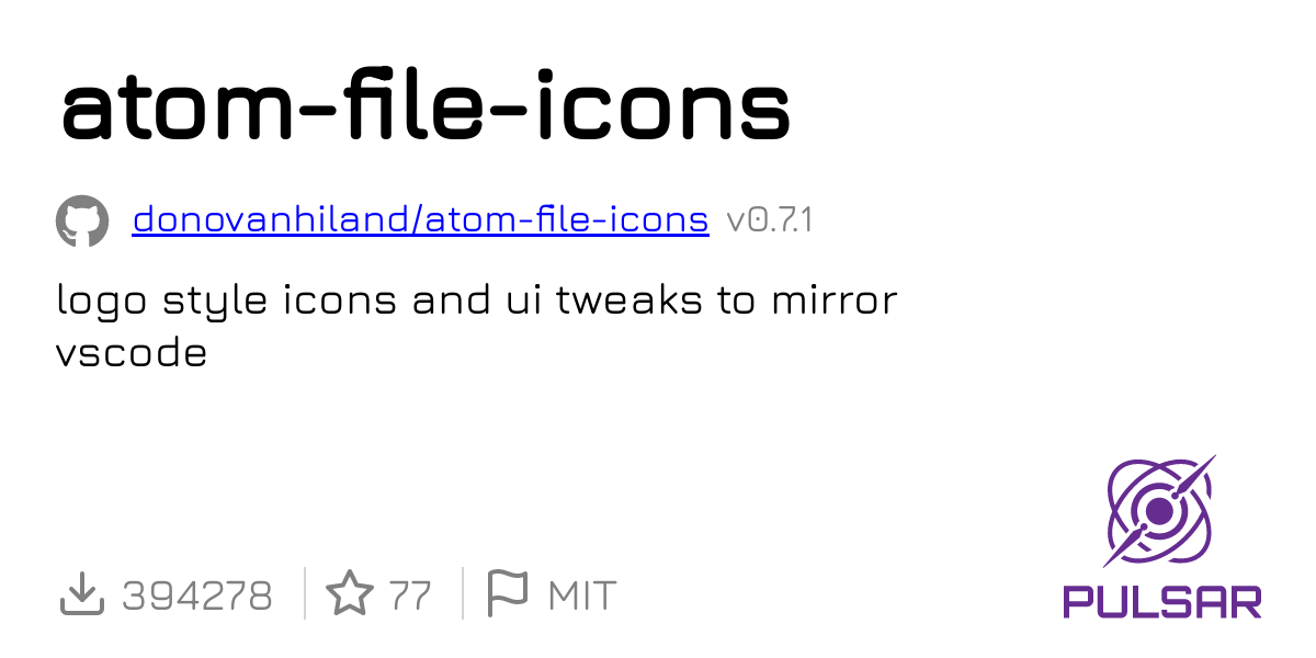 Atom file icons