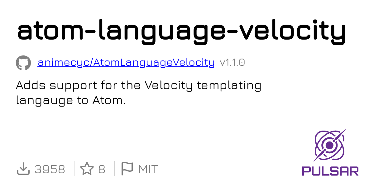 atom language velocity