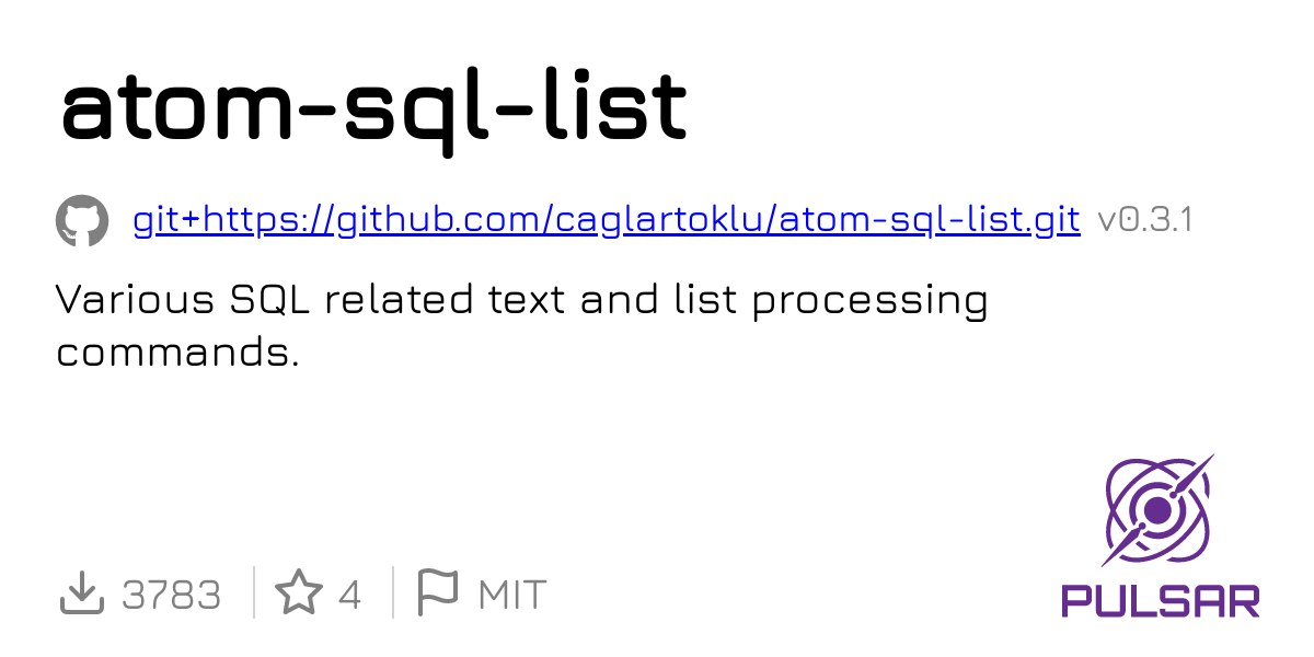 atom-sql-list