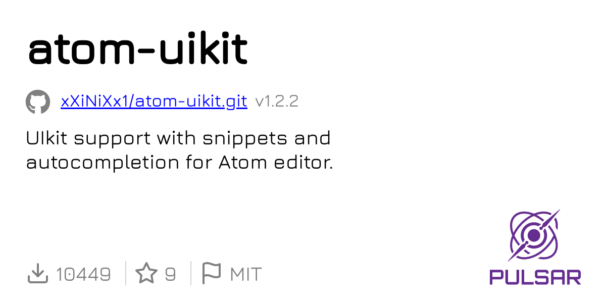 Atom uikit