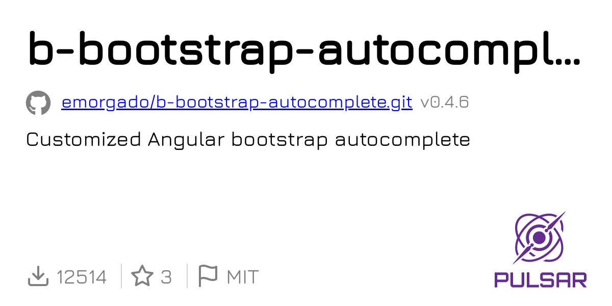 B-bootstrap-autocomplete