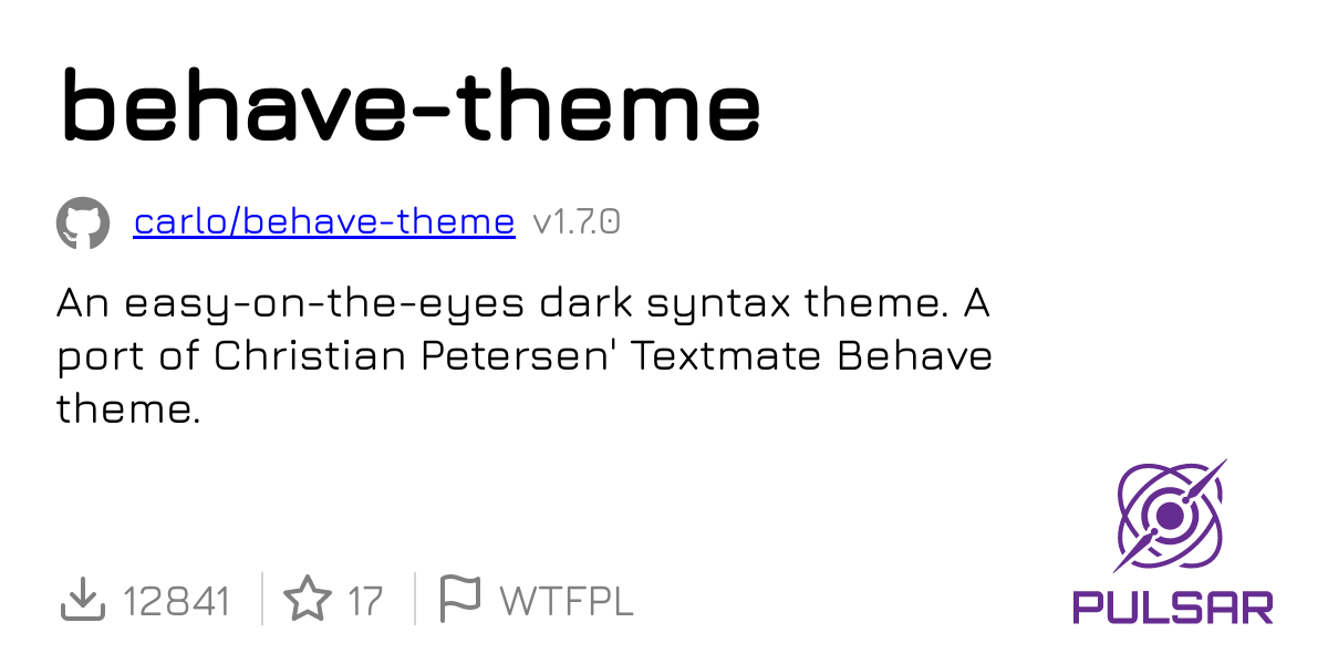 behave-theme