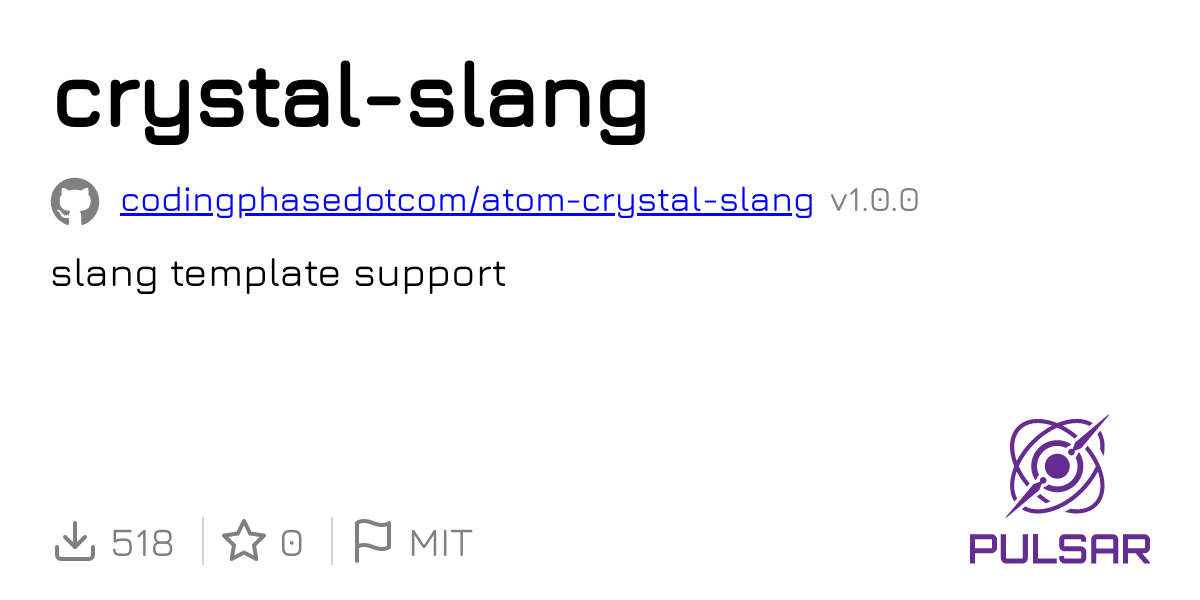 crystal-slang
