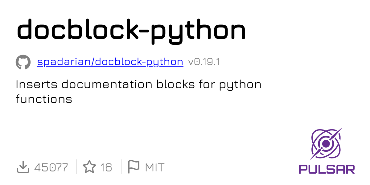 docblock-python