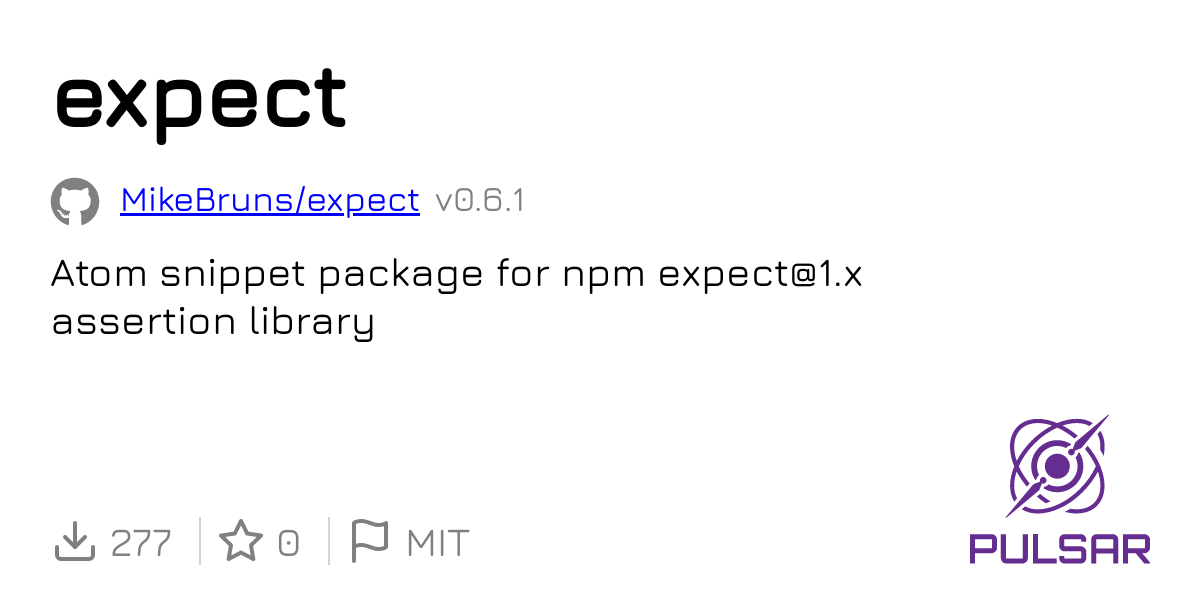 expect