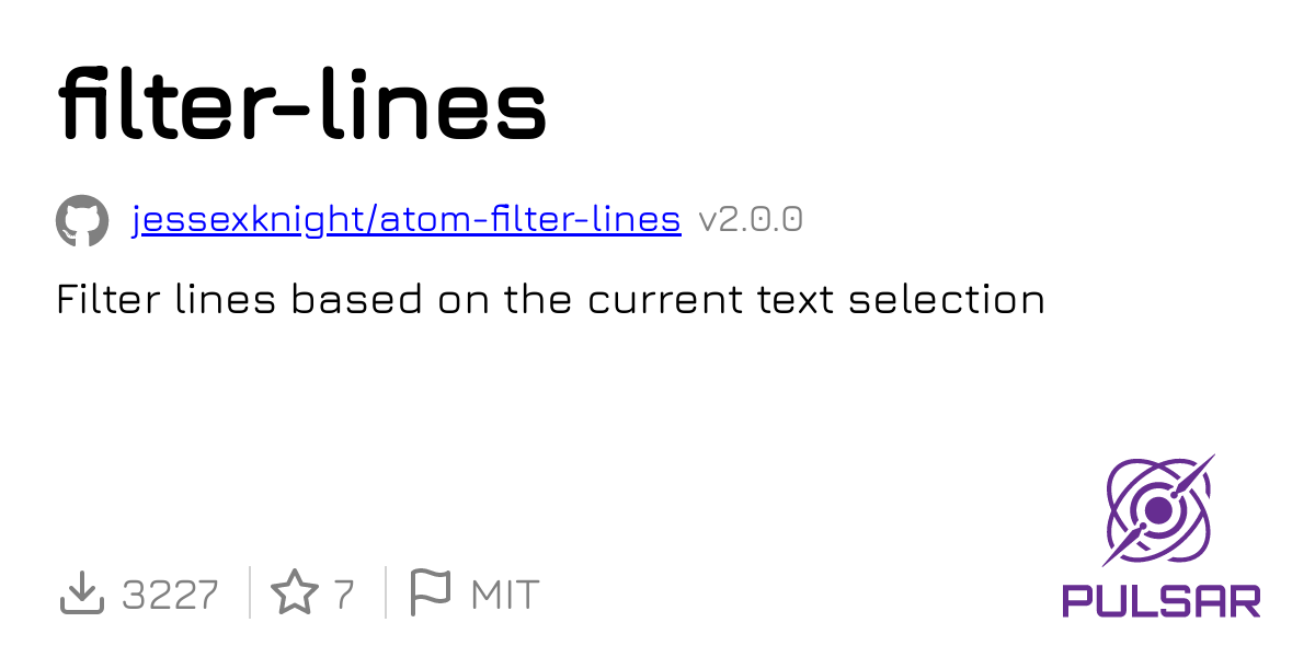 filterlines