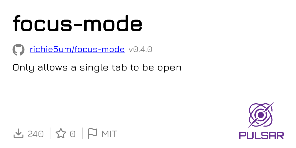 focus-mode
