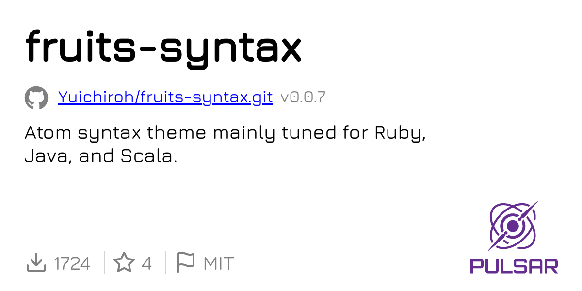fruits-syntax
