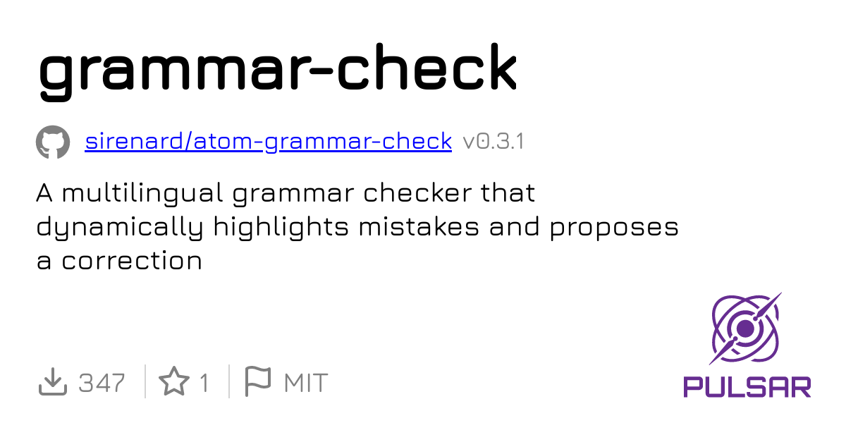 grammar check