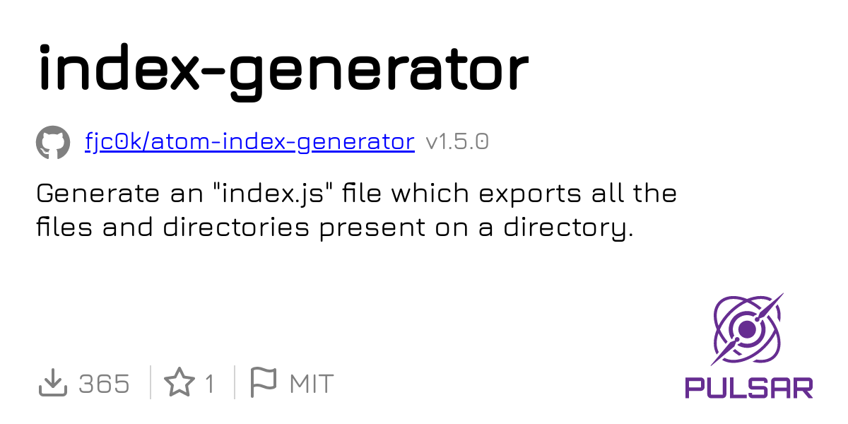 index-generator