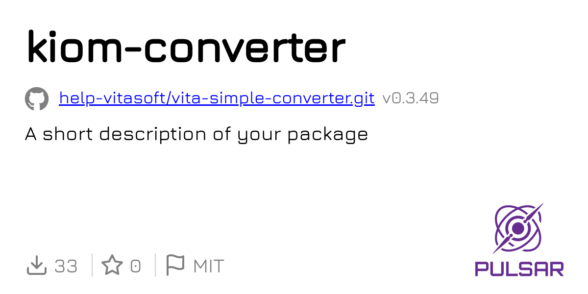 kiom-converter