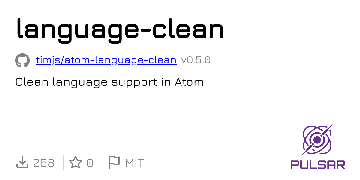 Language-clean