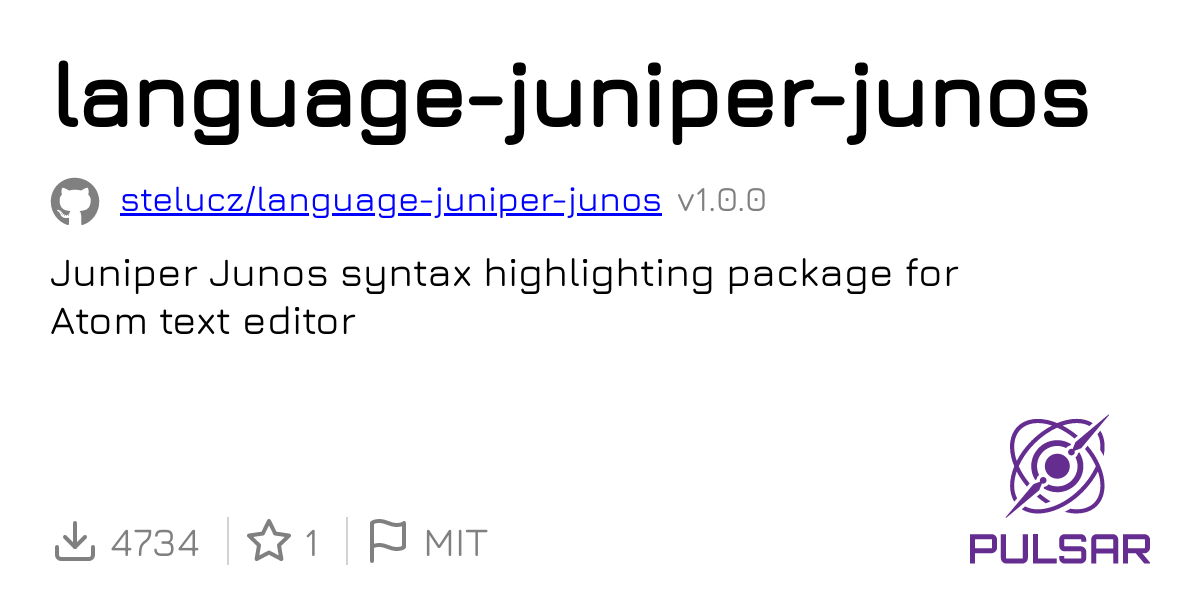 language-juniper-junos