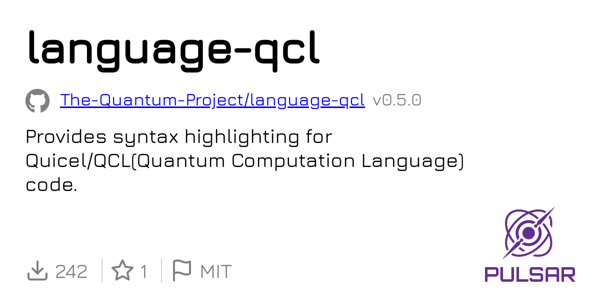 language-qcl