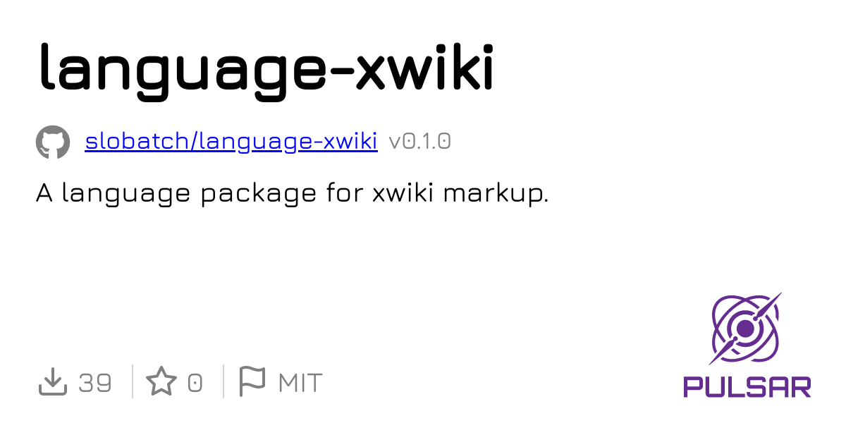 Language-xwiki