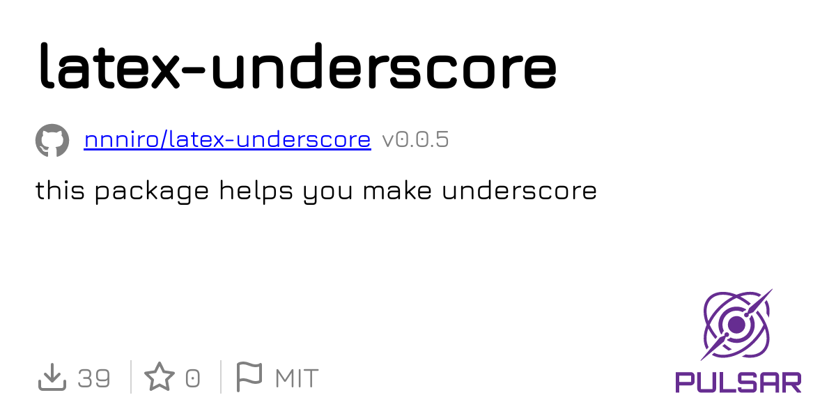 underscore-latex