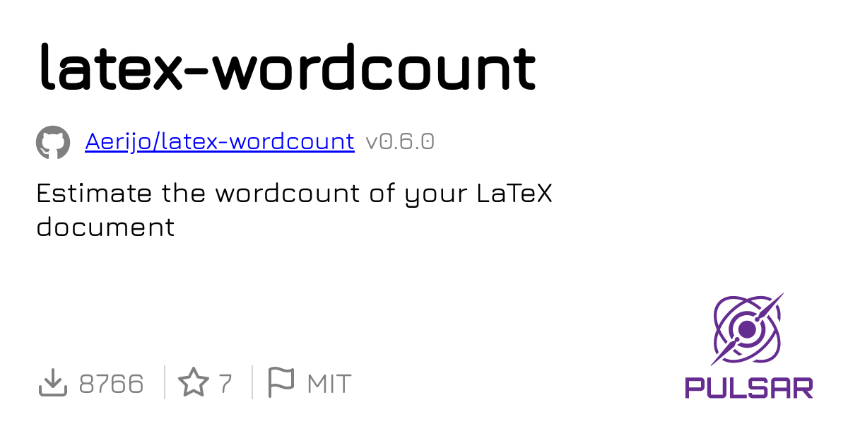 latex word counter
