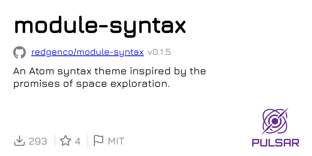 module-syntax