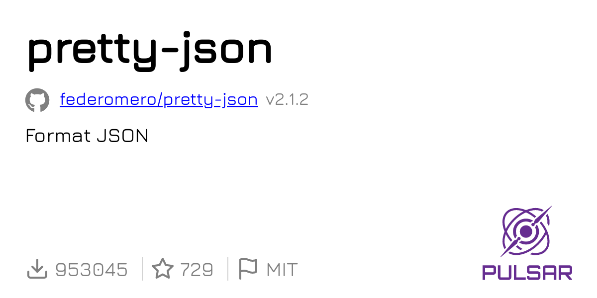 Pretty json