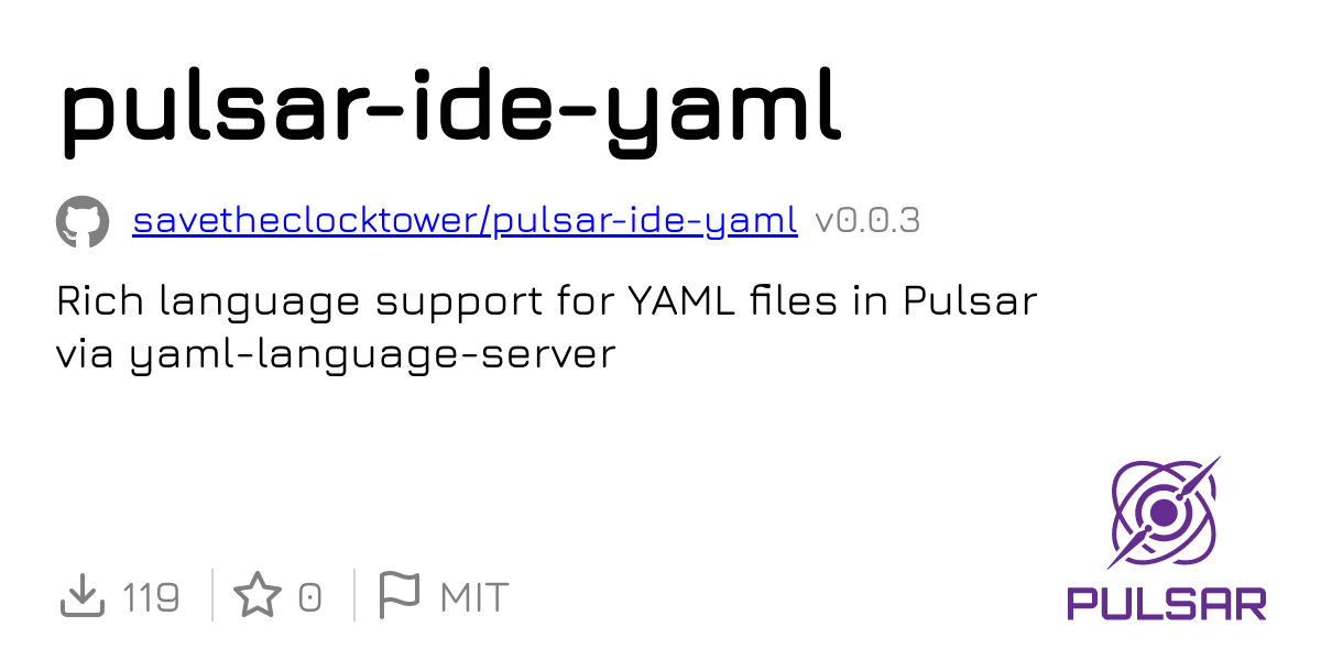 pulsar-ide-yaml