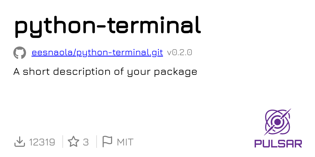 Python terminal