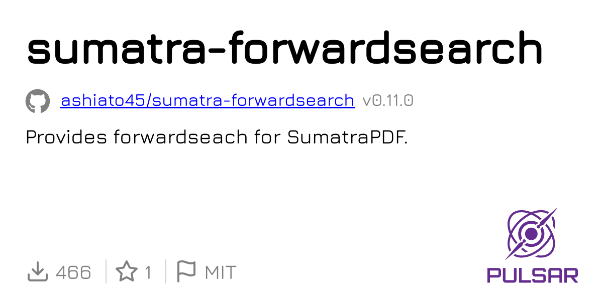 sumatra-forwardsearch