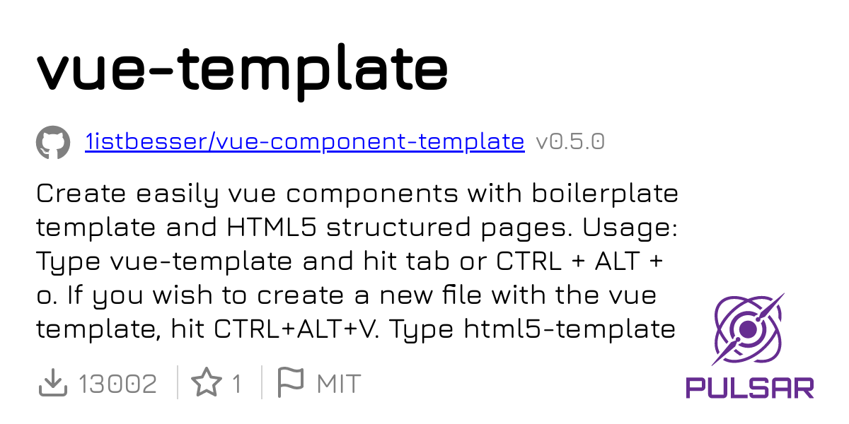 vuetemplate